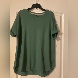 Green blouse from stitch fix.